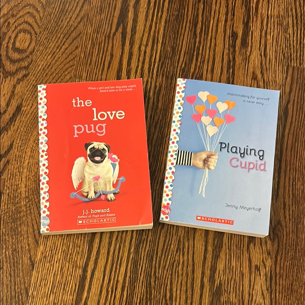 Scholastic Wish Book Set- The Love Pug and Playing cupid